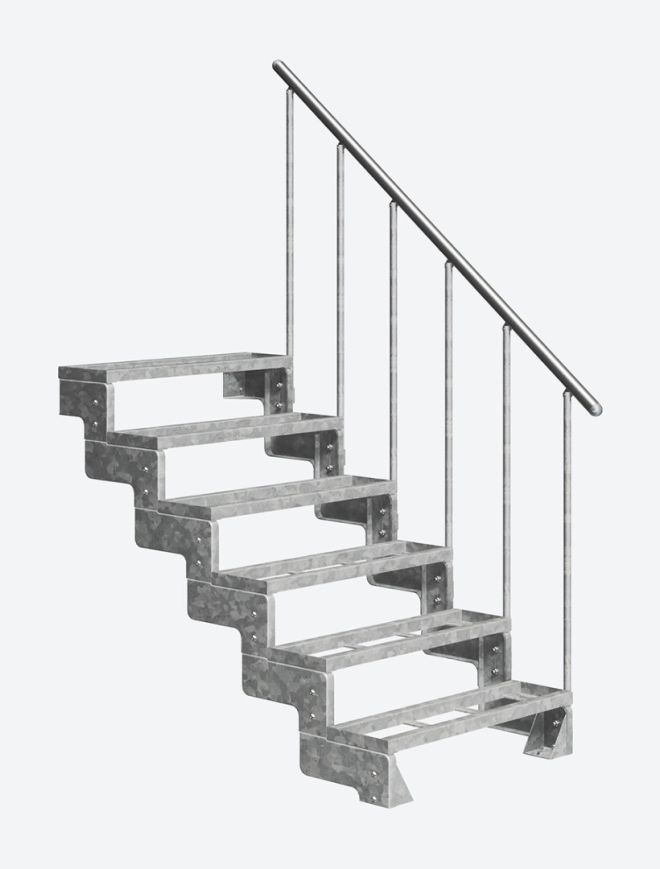 Ståltrappe GARDENTOP trinbakker 